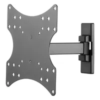 STELL 35057267 SHO 4520 kihúzható fali konzol 23"-42" VESA 75x75;100x100;200x100;200x200 20 kg forgatható 90° billenthető 10° fekete acél #2