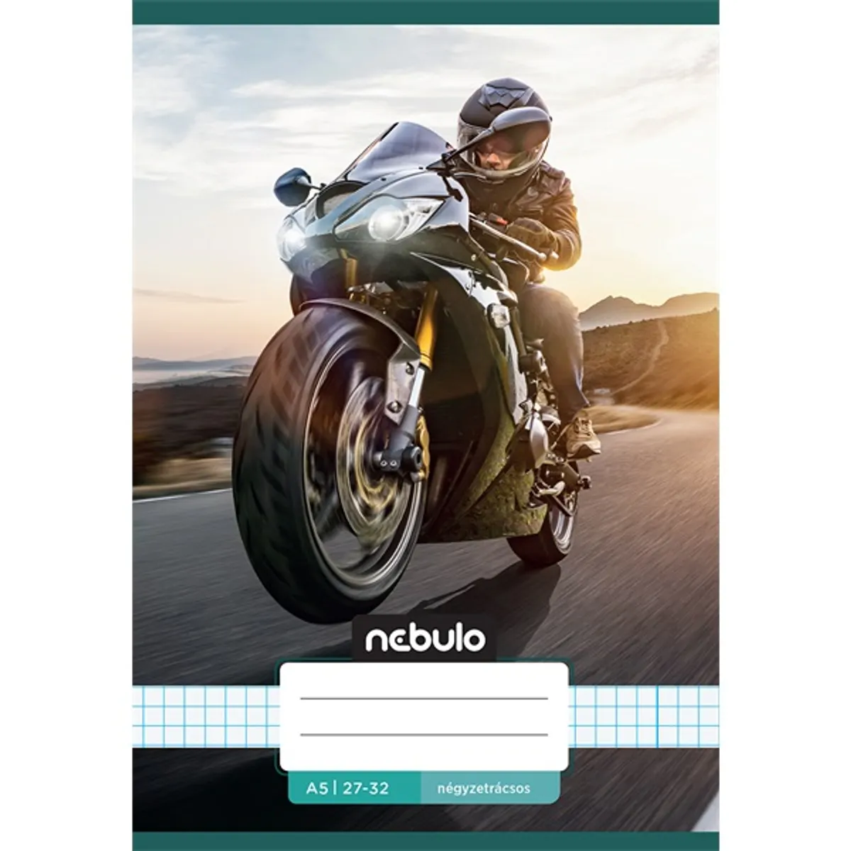 Nebulo NR-2-VM-A5 füzet sima matt fólia A5 40 lap álló tűzött #7