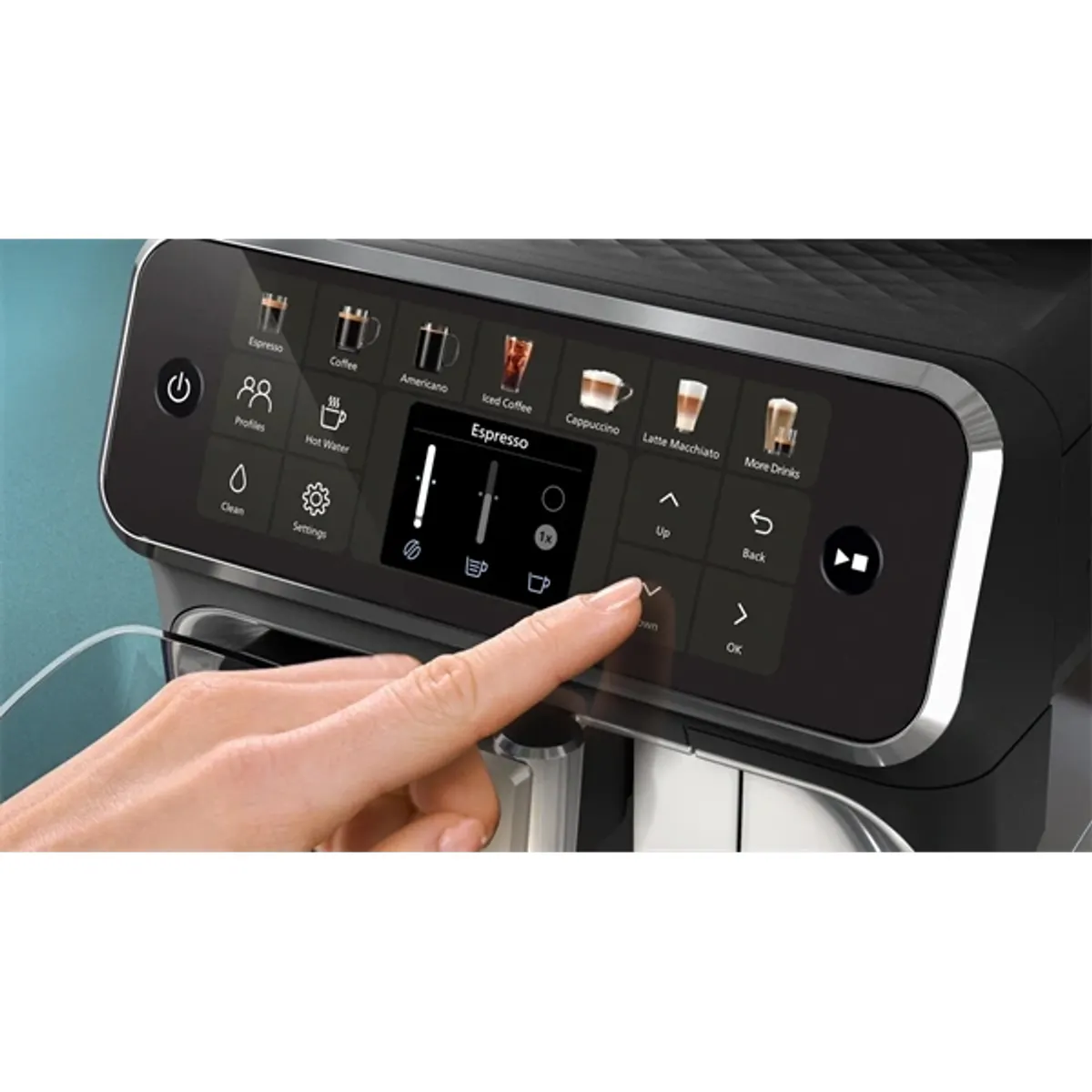 PHILIPS EP4446/70 Series 4400 LatteGo automata kávéfőző 14 italvariáció SilentBrew QuickStart fekete #3
