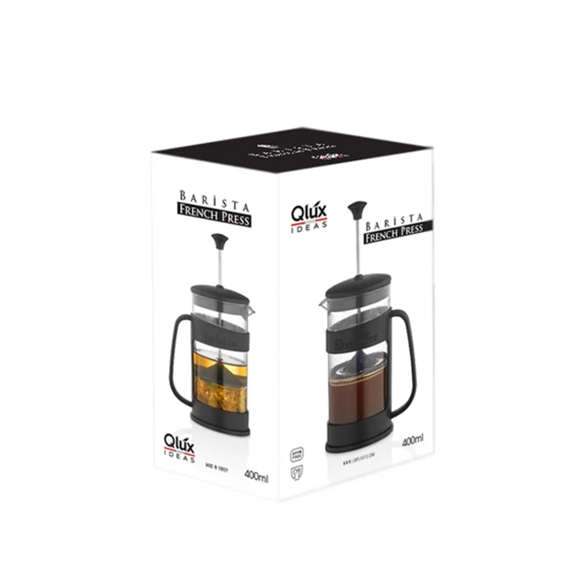 Luxplastic L-00830 Dugattyús kávéfőző 0,4 l fekete #4