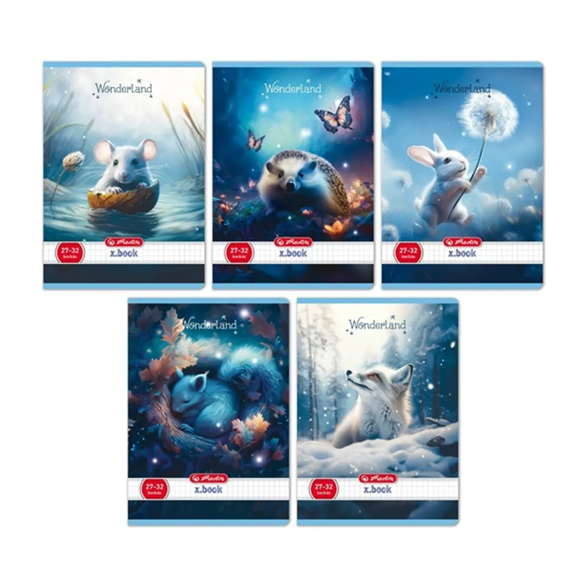 Herlitz 400200759 Wonderland A5 32 lap kockás füzet #1