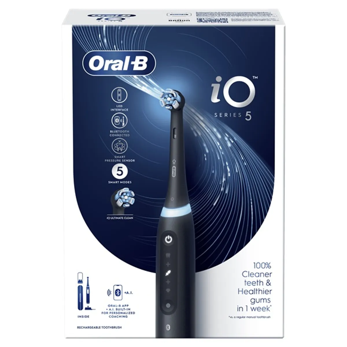 Oral-B 10PO010378 iO Series 5 elektromos fogkefe matt fekete #5