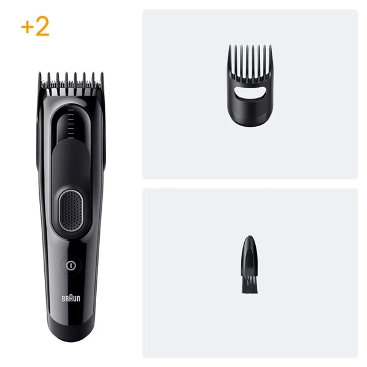 Braun 10AS490174 HC 5510 hajvágó 3-24 mm memóriazár, vezetékes és vezeték nélküli, 50 perc üzemidő, acél penge, mosható #7