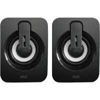 IRIS H-13 hangszóró pár fekete 2.0 USB 50 mm 4 ohm 6 W