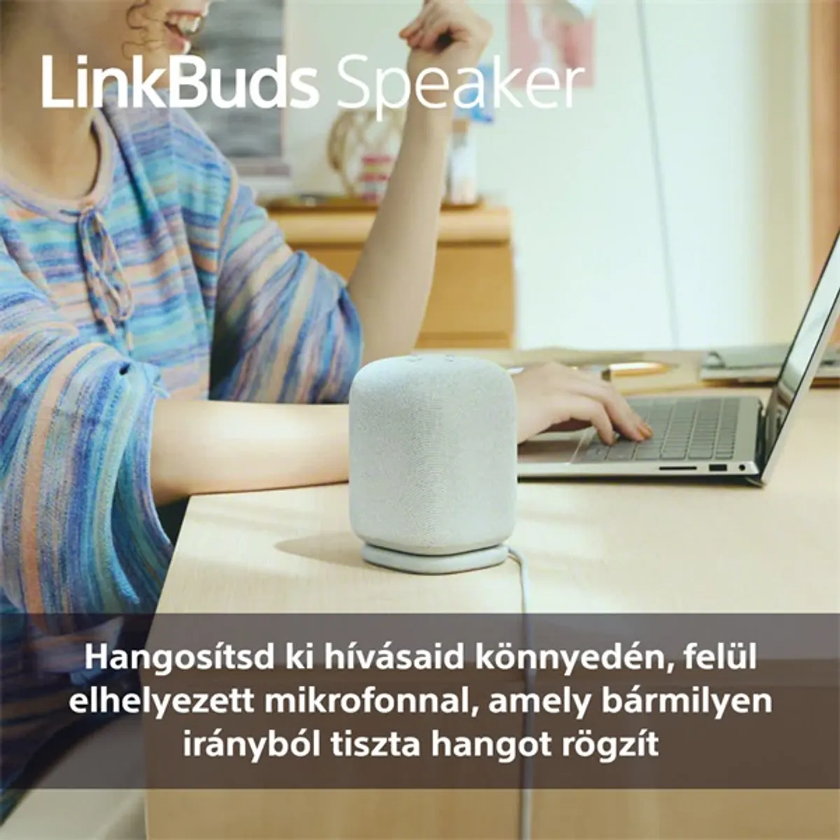 Sony SRSLS1B.CE7 LinkBuds Bluetooth hangszóró fekete 25 óra IPX4 Type-C #10