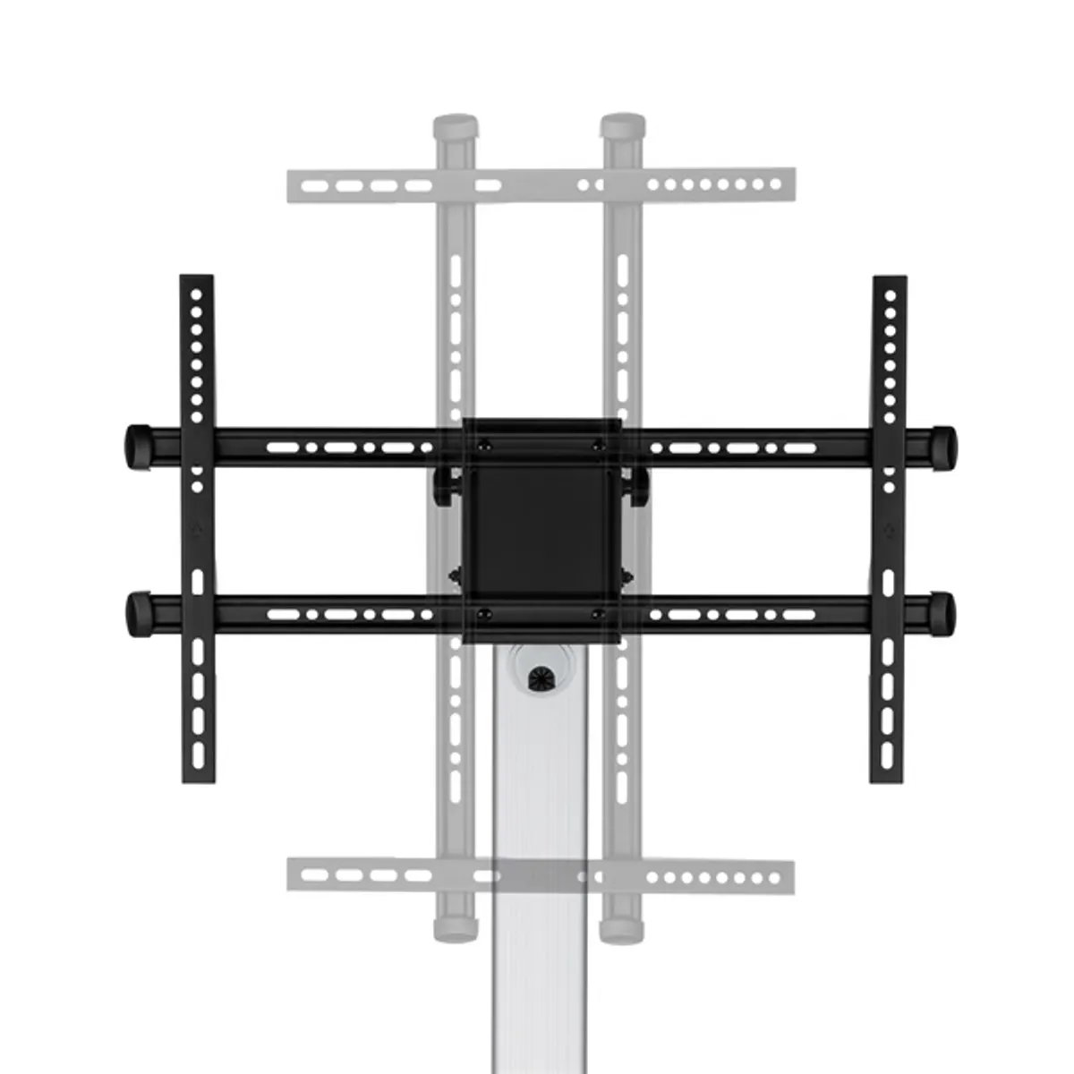 SBOX FS-444 mobil TV-állvány 37"-86" VESA 600x400 teher 50 kg magasság 1200-1600 mm kábelrendező döntés 5-10 fok #6