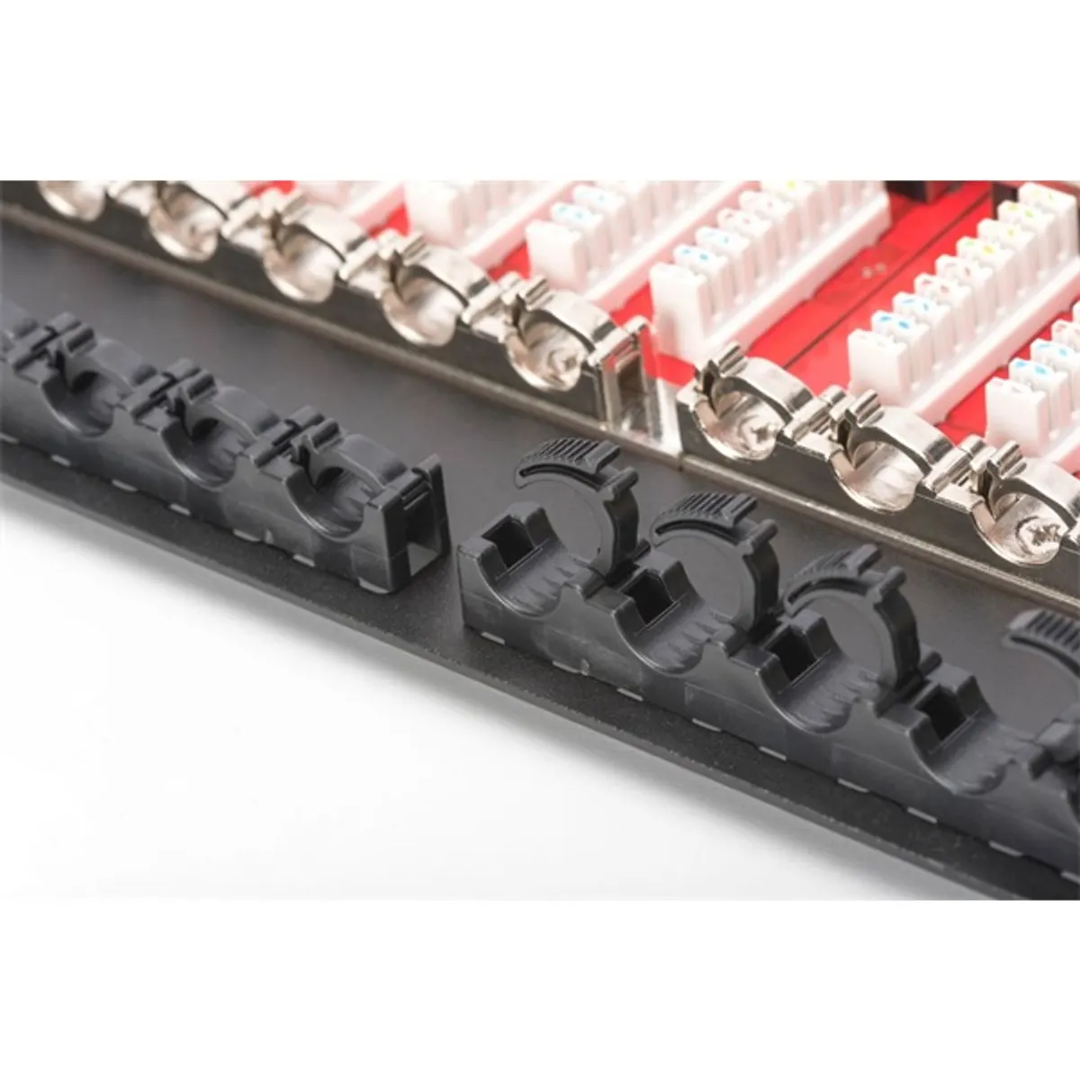 DIGITUS DN-91624S-SL-SH patch panel 24 port 0,5U 19" cat6 árnyékolt fekete #3