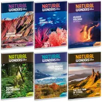 Ars Una 53801029 Natural Wonders A4 extra kapcsos sima füzet mintás UV formalakk