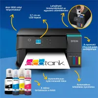 Epson C11CL41408 EcoTank L4360 Multifunkciós tintasugaras Wi-Fi duplex 4800x1200 DPI 33 oldal percenként fekete, 20 oldal percenként színes #2