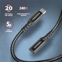 AXAGON BUCM32-CF10AB SPEED USB-C hosszabbító 1m fekete #2