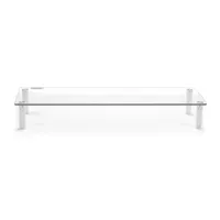 Stell 35050136 üveg monitor állvány edzett üveg 5mm 560 mm x 80 mm x 210 mm 20 kg 1 db számítógép monitor #2