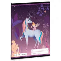 ARS UNA 53580450 Magic Forest füzet A5 32 lapos, vonalas, 70 g m2, 1.osztályos, karton borító, fényes fólia, mintás