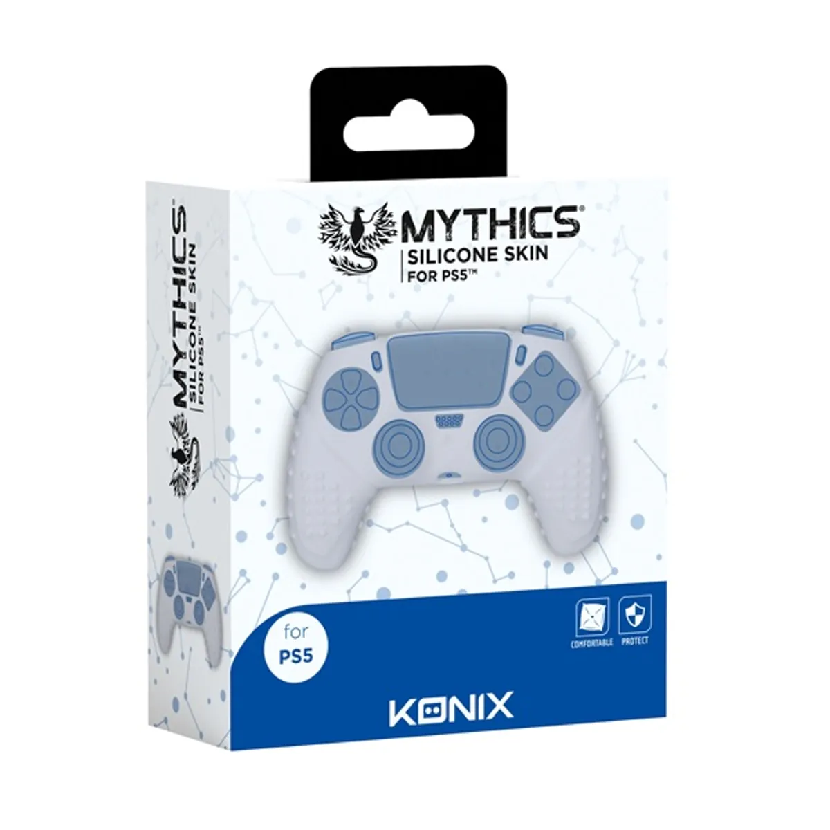 Konix KX-SKIN-W-PS5 DualSense fehér szilikon védőborítás #1