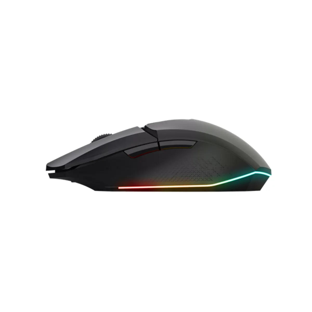 Trust 25037 GXT110 Felox optikai vezeték nélküli gamer egér 800-4800 dpi 2.4 GHz USB-C akkumulátor 6 gomb RGB #10