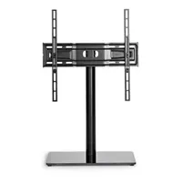 Meliconi 480807 Stand 400 Slimstyle alumínium fekete 32-55" monitor TV kompatibilis forgatható billenthető 15 30 kg kábelrendező