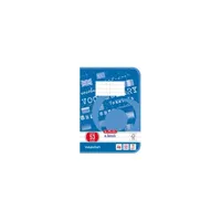 HERLITZ 00413682 szótárfüzet A6 32 lap 70 g m2 belív karton fedél többszínű, álló FSC zöld 6 mintával