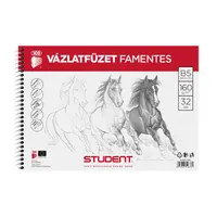 ICO 7500118002 Vázlatfüzet B5 32 oldalas 160 g m2 famentes fekvő