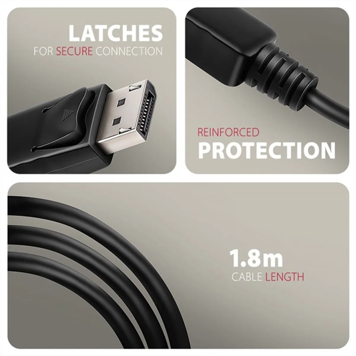 AXAGON RVD-HI20C2 DisplayPort HDMI kábel 180 cm aktív #3