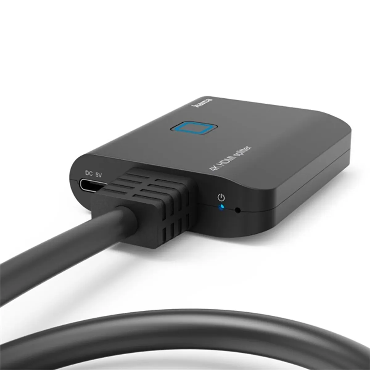 Hama 00205284 4K HDMI elosztó 1 bemenet - 2 kimenet, Fekete #3