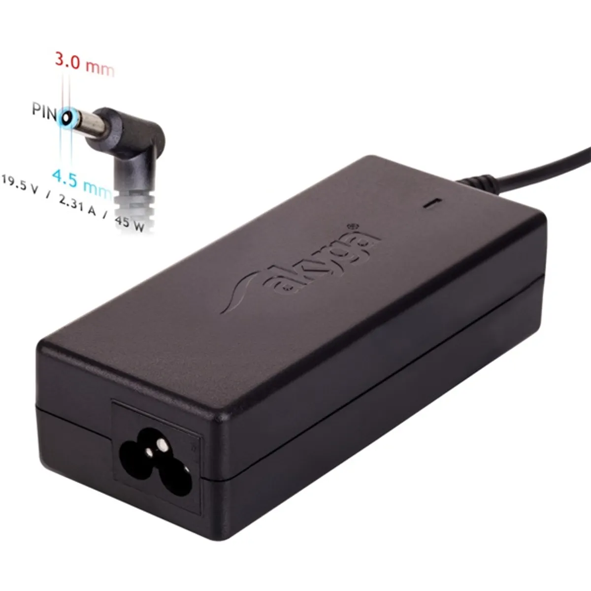 AKYGA AK-ND-68 DELL-kompatibilis Notebook töltő 19,5V 2,31A 45W 4.5 x 3.0 mm #2