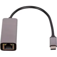 AKYGA AK-AD-65 USB-C RJ45 hálózati adapter 15 cm kábel 1 Gbps