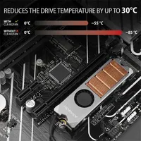 AXAGON CLR-M2FAN M.2 hűtőborda ventilátorral 22x80 mm PWM #6