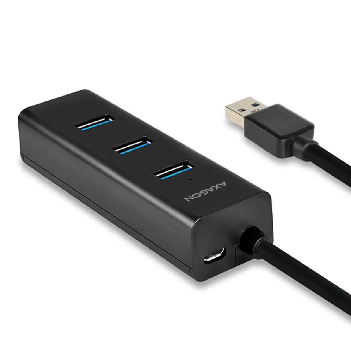 Axagon HUE-S2BL USB 3.0 töltő hub négyportos 1,2 m kábel #3