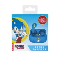 OTL SH0902 Sonic the Hedgehog True Wireless fülhallgató Bluetooth kék, beépített mikrofon, USB-C tok, 6 óra üzemidő #4