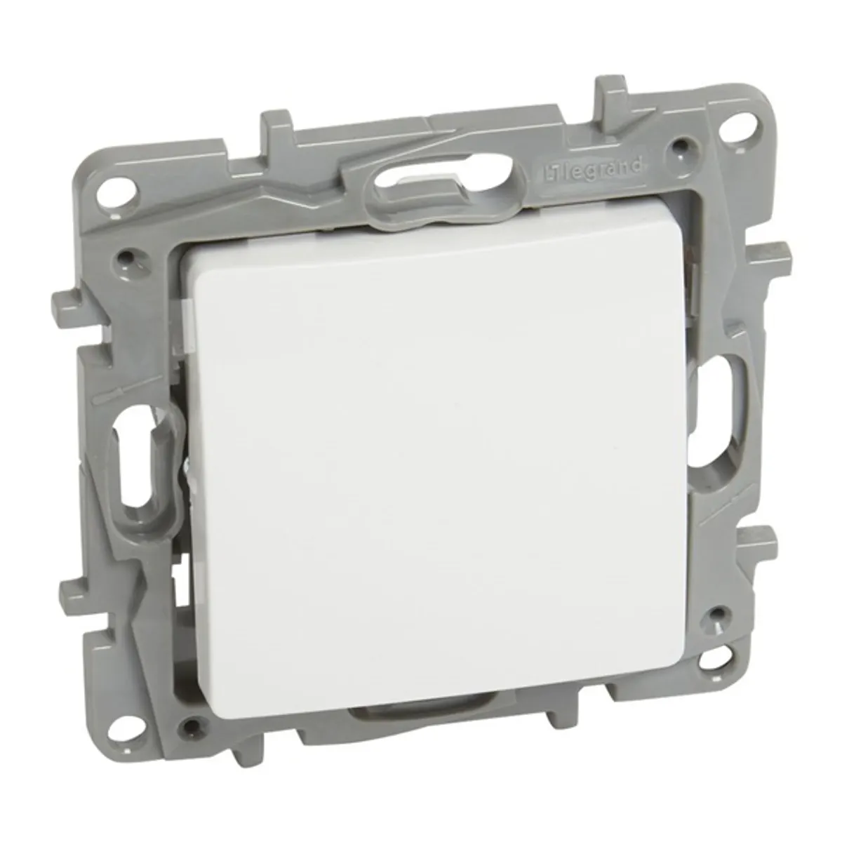 Legrand 764507 Niloé fehér 6A IP20 nyomókapcsoló rugós bekötés egypólusú #2