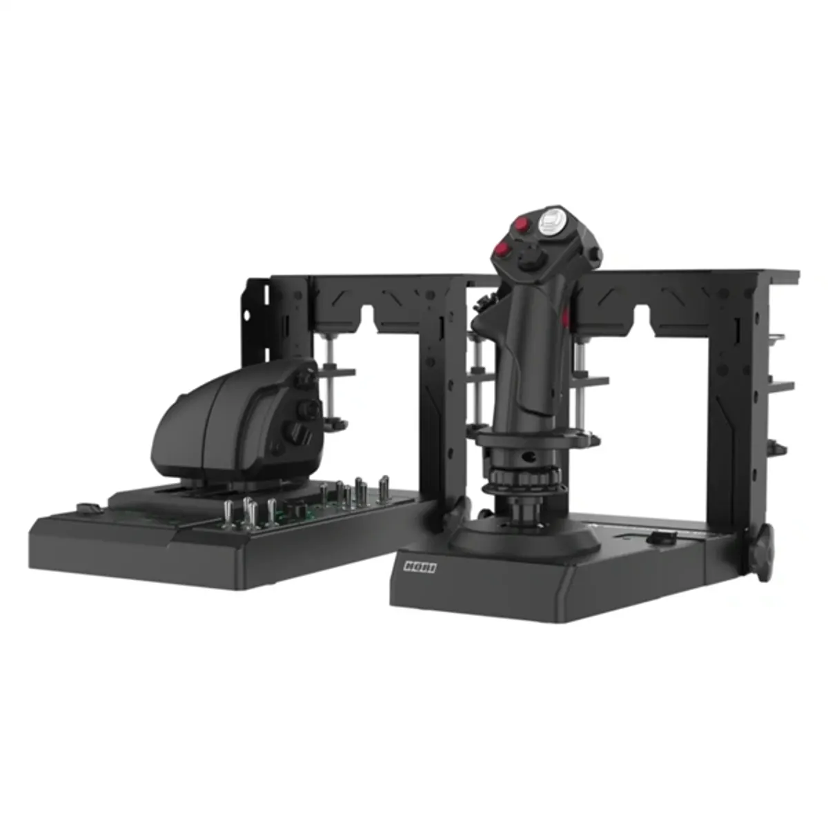 HORI HPC-045U repülésirányító rendszer állítható acél asztali tartóval, Hall-Effect szenzoros joystick, dupla fojtó, 61 gomb #2