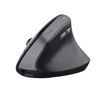 Trust 25145 Bayo II vertikális ergonómikus vezeték nélküli egér fekete 2400 dpi 2,4 GHz USB vevőegység #2