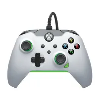 PDP 049-012-WG Xbox kontroller neon fehér zöld-fekete 250 cm USB PC Series X és S Xbox One