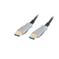 Lanberg CA-HDMI-20FB-0300-BK HDMI 2.0 M M aktív optikai AOC kábel fekete 30 m