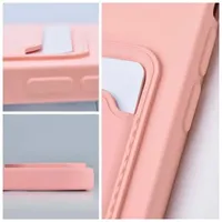 Haffner PT-6852 Card Case Apple iPhone 15 rózsaszín szilikon hátlap kártyatartóval #8