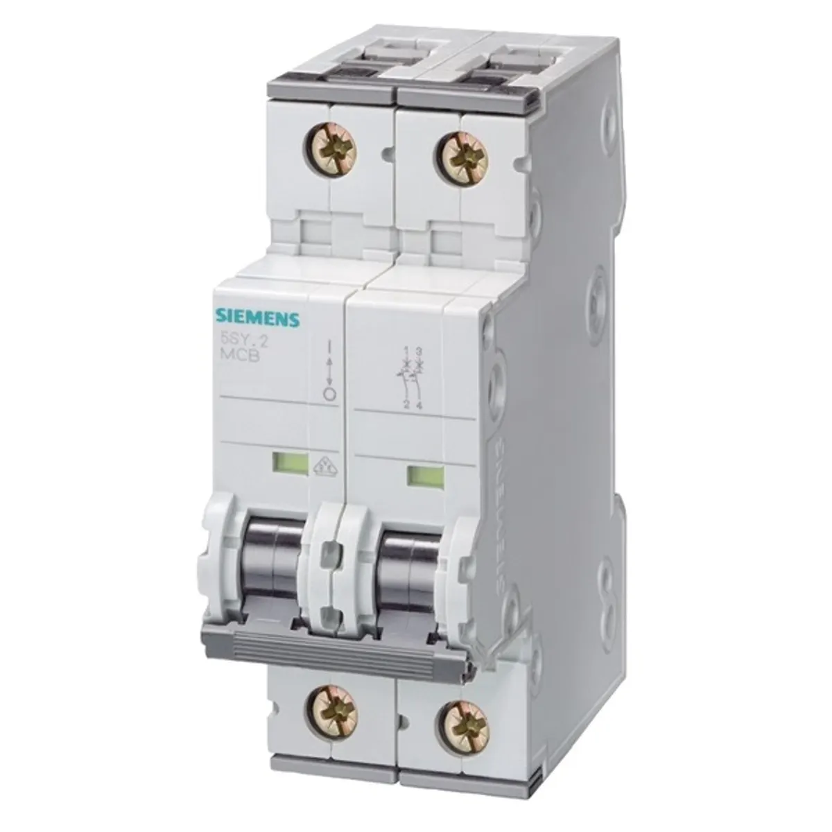 Siemens 5SY5205-7 kismegszakító 2P 10kA #1