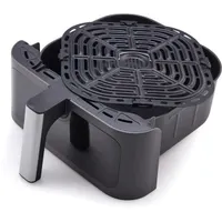 Hisense 744031 HAF1800D fekete 5,7 L 1850 W 33,5 cm x 30,4 cm x 38,2 cm kivehető edény időzítő ellenőrzőablak #4
