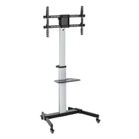 SBOX FS-444 mobil TV-állvány 37"-86" VESA 600x400 teher 50 kg magasság 1200-1600 mm kábelrendező döntés 5-10 fok