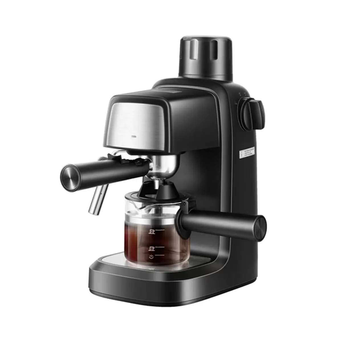 TOO CM-800-B Eszpresszó kávéfőző tejhabosítóval kávékiöntővel fekete 800 W 3,5 bar 240 ml #1