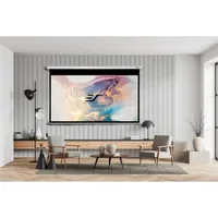 ELITE SCREENS M85XWS1 vetítővászon 85" 1:1 manuális falra szerelhető fekete 152x152 cm #2