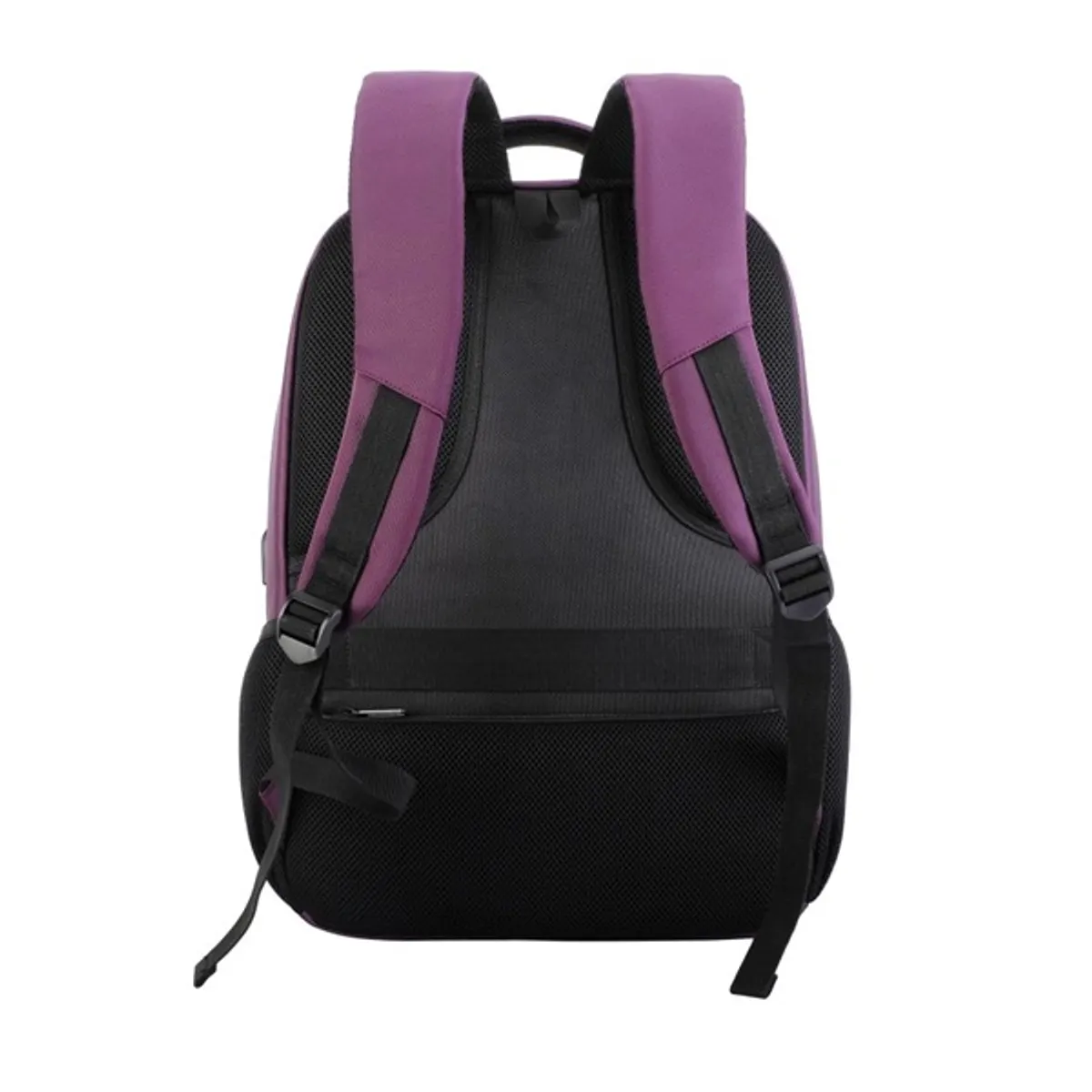 TOO BPSW012P156-USB Notebook hátizsák poliészter lila-fekete USB-portos 335x490x170 mm #2