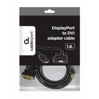 GEMBIRD CC-DPM-DVIM-6 DisplayPort DVI-D kábel 1,8 m fekete #4