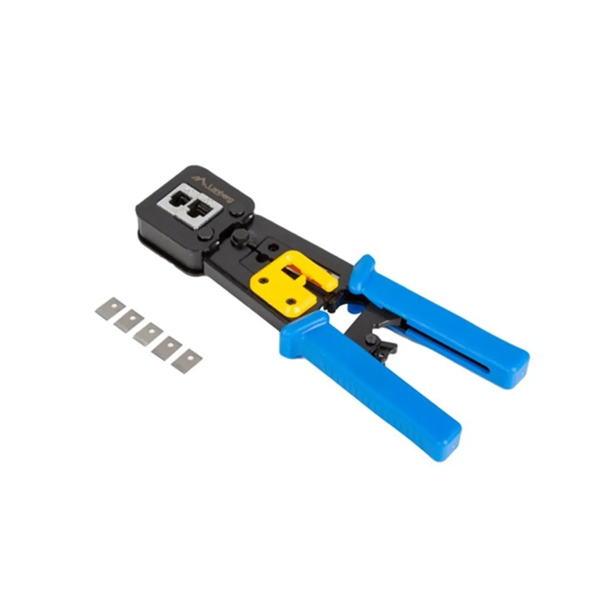 Lanberg NT-0204 moduláris krimpelő szerszám pass-through típusú RJ45 RJ11 RJ12 moduláris csatlakozókhoz #3