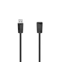 HAMA 00200620 USB hosszabbító kábel A-A 3m fekete USB 2.0