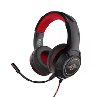 OTL PK0904 Poké Ball Pro G4 50 mm 32 ohm 20-20 kHz fekete piros gamer vezetékes 3,5 mm jack