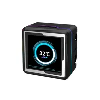 RAIDMAX LM240BK ARGB LM240 LCD ARGB 240 mm radiátor 2x120 PWM #2