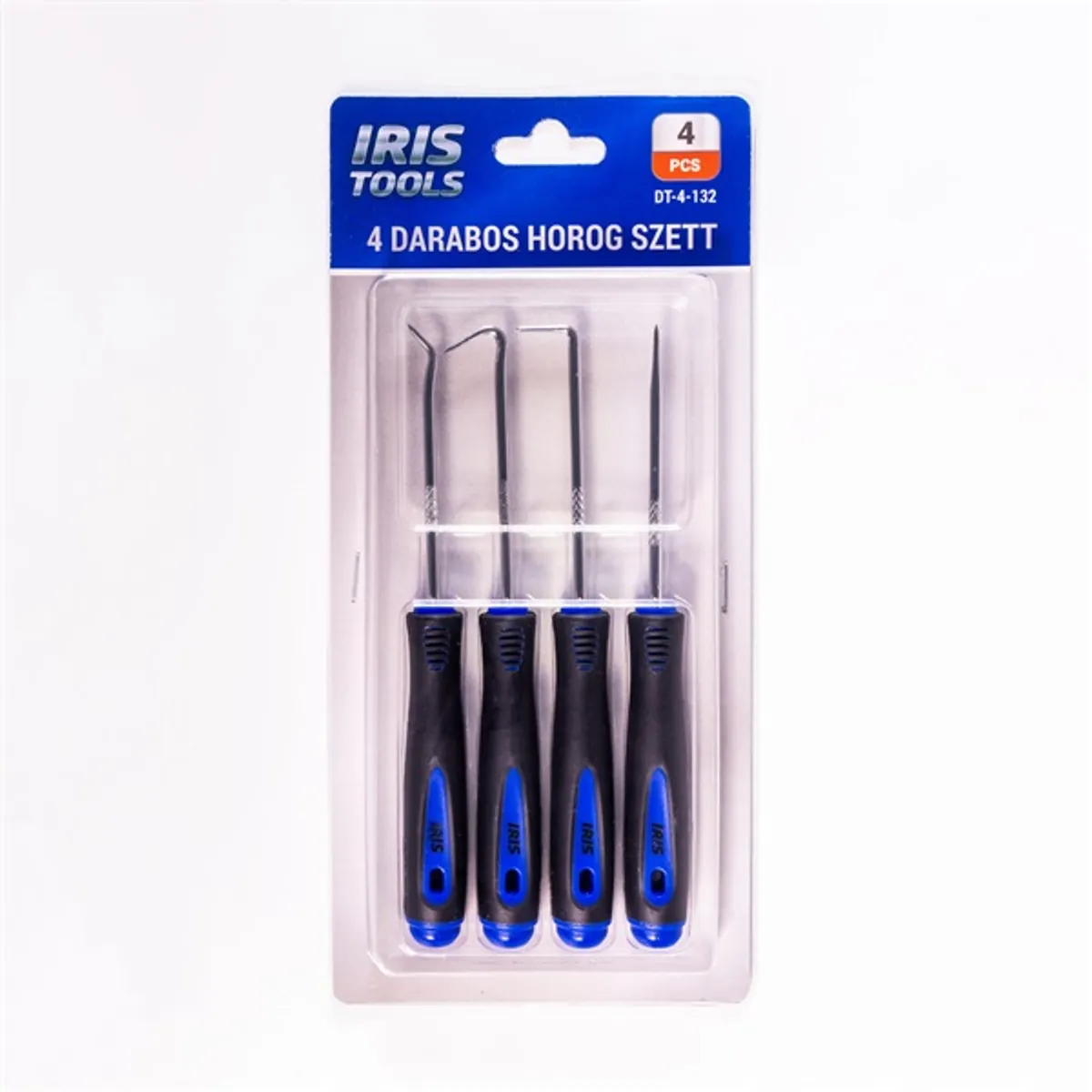 IRIS TOOLS DT-4-132 4 darabos horog szett 3.5x75 #1