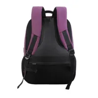 TOO BPSW012P156-USB Notebook hátizsák poliészter lila-fekete USB-portos 335x490x170 mm #2