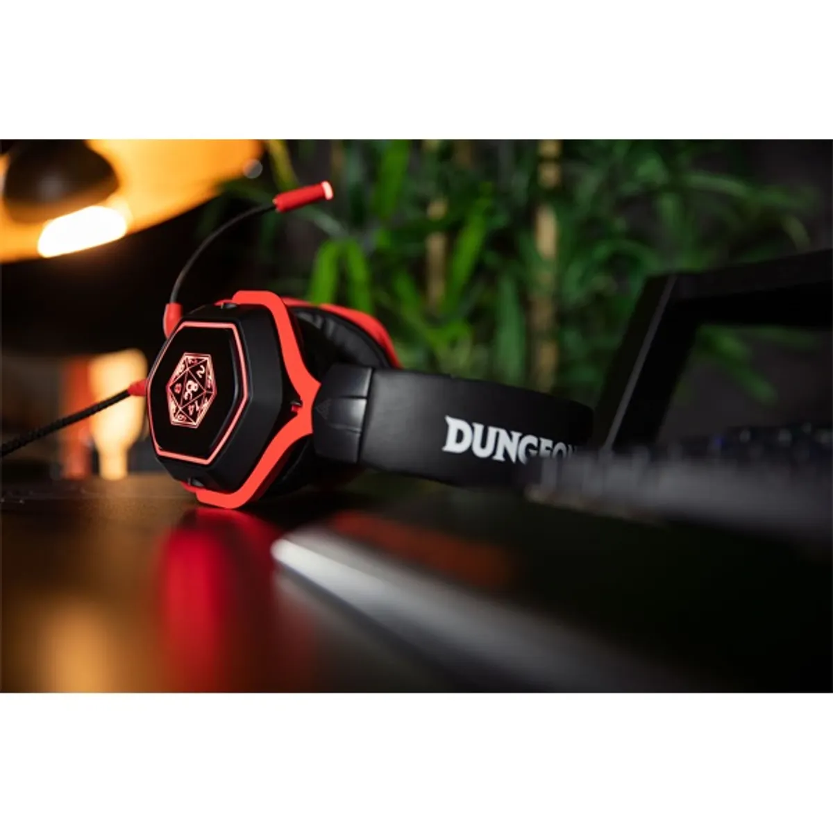 KONIX KX-DND-GH-R20-PC Dungeons Dragons D20 7.1 10-10000 Hz Fekete #5