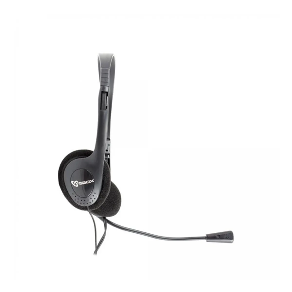 SBOX HS-201 mikrofonos fejhallgató 50 mm 32 ohm 20-20000 Hz 108 dB fekete 1,8 m 3,5 mm csatlakozó hangerőszabályzó #4