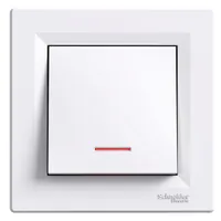 Schneider EPH1500121 Asfora jelzőfényes rugós bekötés fehér váltókapcsoló 10A IP20
